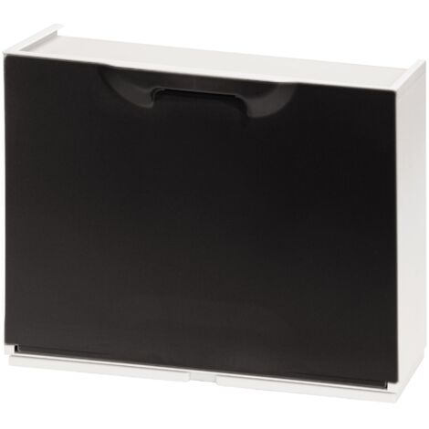 Zapatero modular en polipropileno 40,1x51x17,3 cm - negro