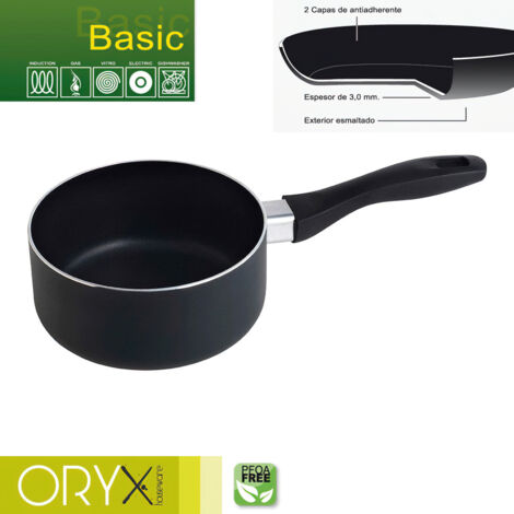 Cazo Aluminio Antiadherente Basic 16 cm./ 3 mm. (1/4)