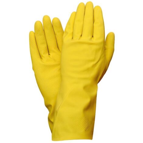 Guantes Latex 100% Basic Domesticos S (Par) (1/2)