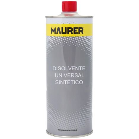 MAURER disolvente universal sintetico 1 litro , Disolvente universal sintetico- Medida: 1 litro.- Disolvente de evaporación lenta para aplicaciones a brocha y rodillo. (1/2)