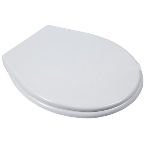 Tapa de WC blanca – Acabado basic – Compatible con la mayoría de WC – Asiento ergonómico para mayor comodidad – Oryx (1/5)
