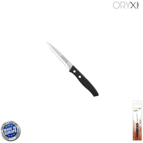 ORYX Cuchillo Aspen Patatero Hoja Acero Inoxidable 10 cm. Negro (1/5)