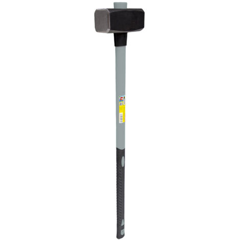 Maza Con Mango Fibra Vidrio 5 Kg. Cabeza Forjada, Con Anillo Anti Vibración, Maza / Porro