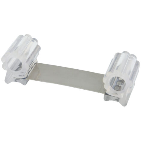 Tope Sujeta Puerta Goma Transparente 13 cm.