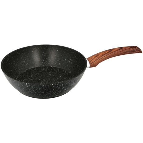 Sarten Aluminio Forjado Antiadherente Acabado Piedra Ø 24 x 7 cm. Mango Engomado (1/5)