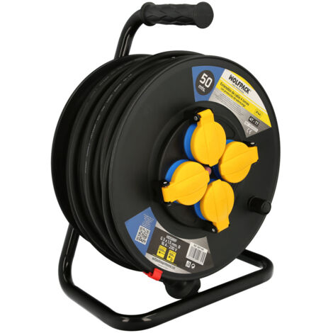 Extensible Industrial 50 metros Protección IP44 Con Tapas (1/4)