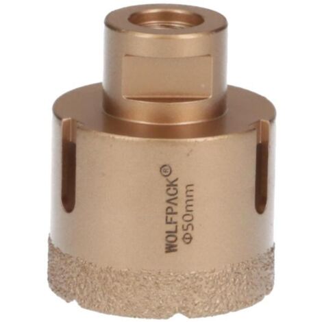 Corona Diamante Para Amoladora Ø 50 mm. Conexión Rosca M14. Corte Seco (1/3)