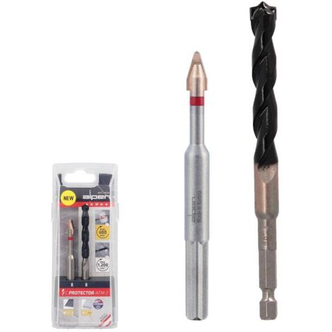 Broca Alpen Materiales Porcelanicos Muy Duros Ø 8 mm. Kit 2 brocas. Sin Refrigeración, (1/10)