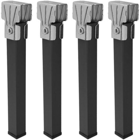 Juego Patas Somier Cuadradas (4 Unidades) Tubo 30x30 mm. Para Somier de 40x30 mm. Altura 25 cm. (1/6)