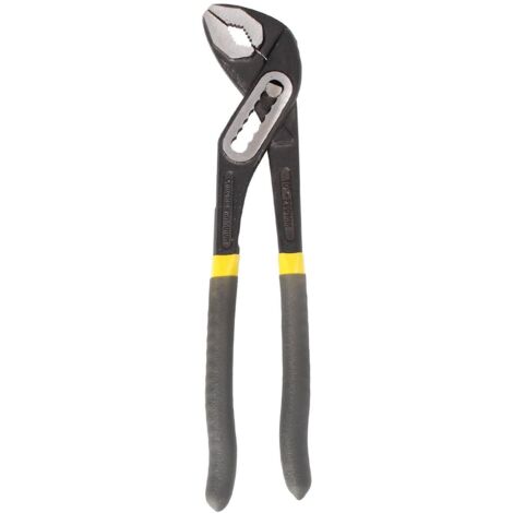 Tenazas Apertura Múltiple Negra 250 mm. Mangos Plastificados DIN 8976. Pico De Loro, Alicates Extensibles, Tenazas Fontanero (1/5)