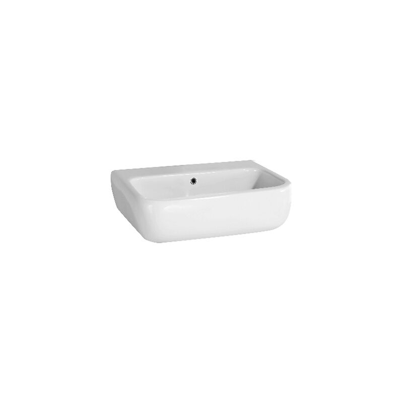 Lavabo de esquina en Solid Surface TWG70 - blanco mate - 50 x 50 x 28 cm