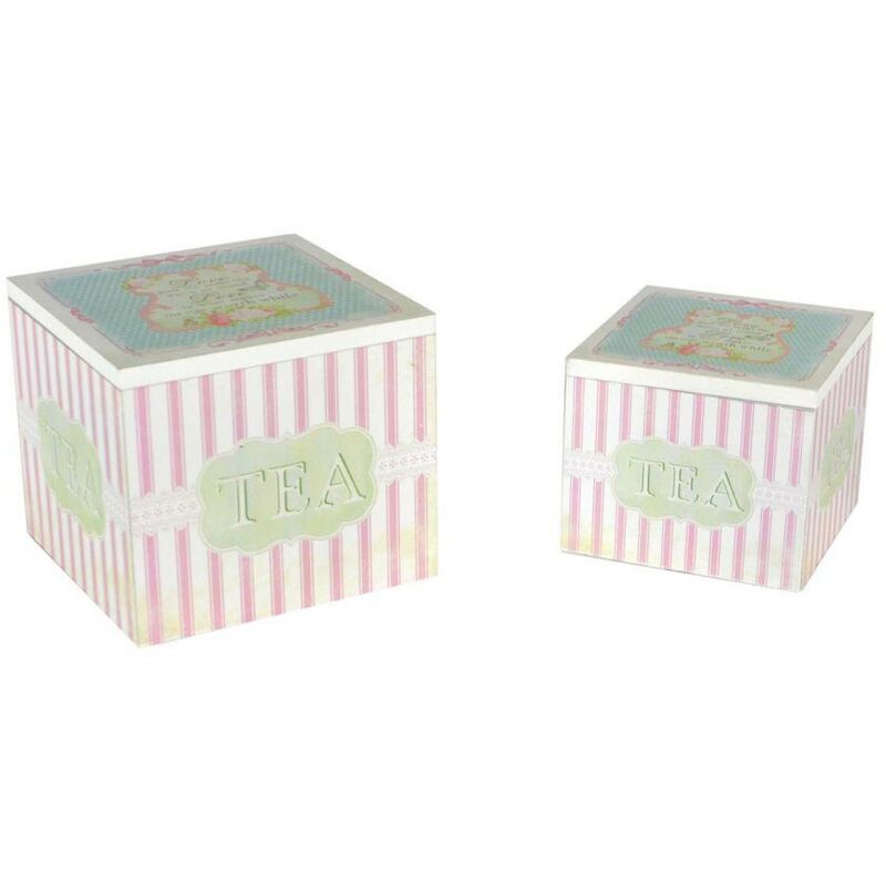 Caja de tela 30x30 Antracita rosa yute gris Cajas de