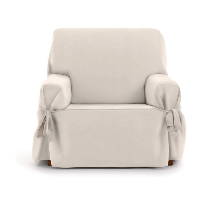 Funda sillón universal Levante beige 80/120 con cordones