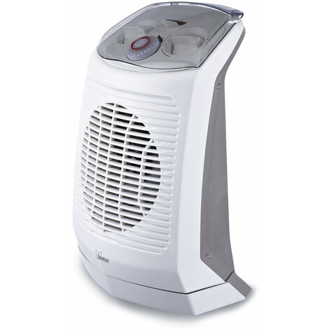 Calefactor Ventilador Klack de Aire Caliente, Termoventilador, 2 Niveles,  Termostato 2000W Cuadrado