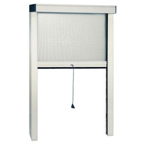 MOSQUITERA EXTENSIBLE ALUMINIO BLANCA DE 100 A 180CM ALTO 70CM