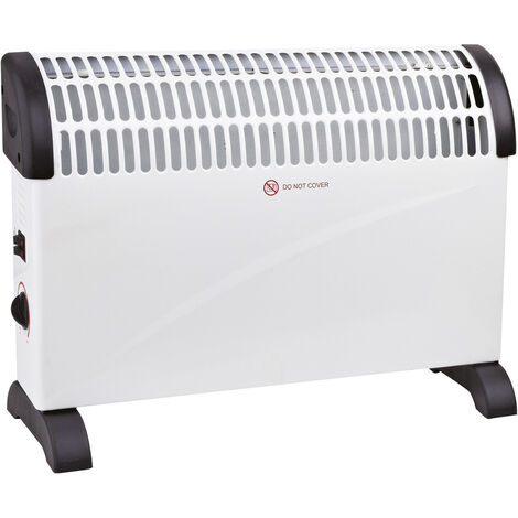 RAYDAN Home - Convector Eléctrico Bajo Consumo Pared 1500W, Hogar, Diseño  Horizontal, 3 Niveles Potencia, Termostato, Protección Sobrecalentamiento