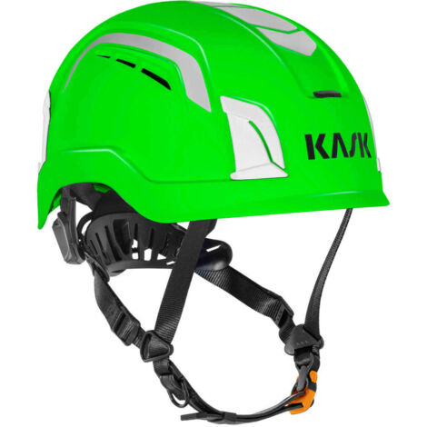 Kask Zenith X Air HI VIZ Warnschutz Arbeitshelm - - Verde