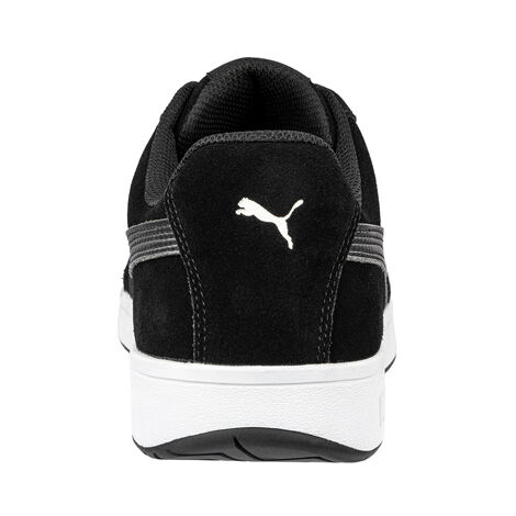 Puma Iconic Wildleder Black Low S1PL ESD FO HRO SR Sicherheitsschuhe - 48 EU - Schwarze