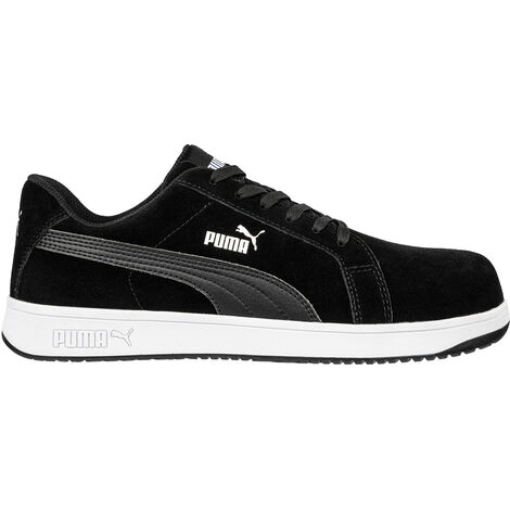 Puma Iconic Wildleder Black Low S1PL ESD FO HRO SR Sicherheitsschuhe - - Negro