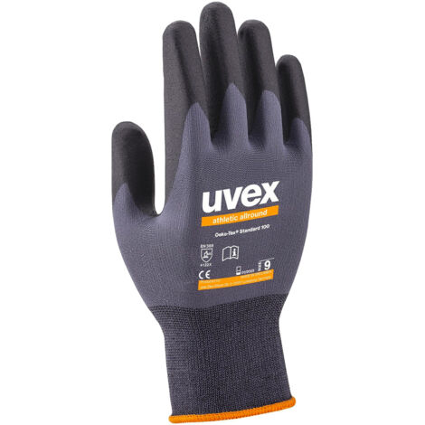 Uvex Athletic Allround 60028 Arbeitshandschuhe - 11 (XXL) - Grau