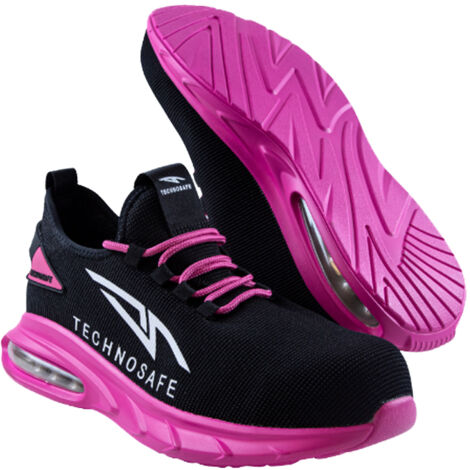Technosafe Neon S1PL SR ESD Damen-Sicherheitsschuhe - 39 EU - Fuchsie