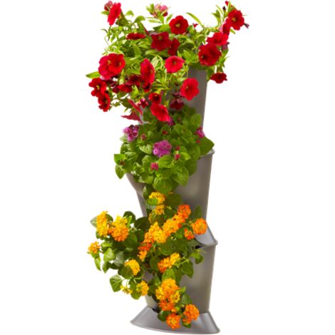 Gardena Set base 13153-20 Vertikaler Pflanzkübel