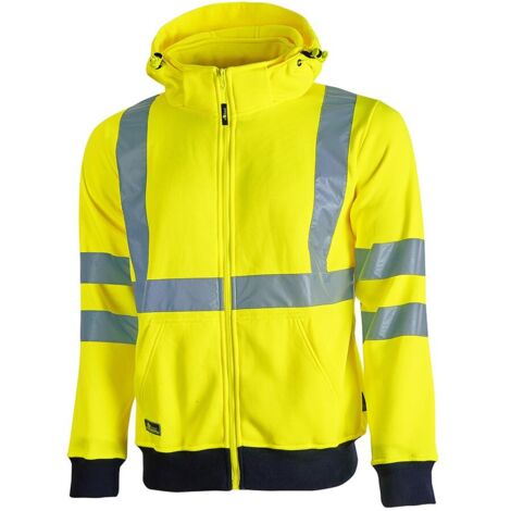 U-Power Melody Warnschutz-Sweatshirt - M - Gelb