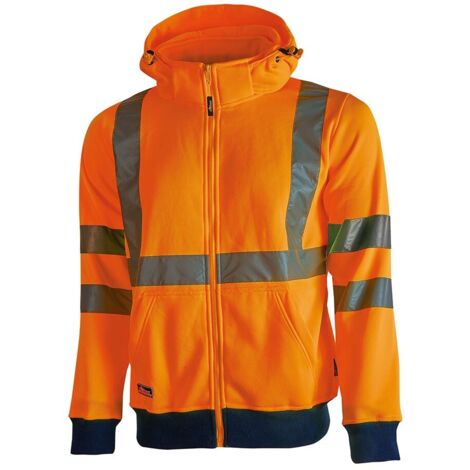 U-Power Melody Warnschutz-Sweatshirt - M - Orange
