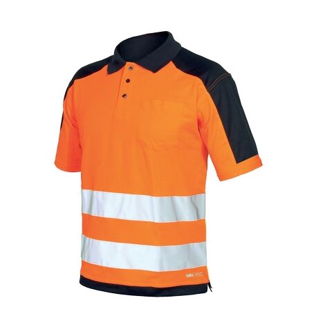 Industrial Starter HV Polo Shirt 08190 Arbeitspolo mit hoher Sichtbarkeit -  XXL - Orange