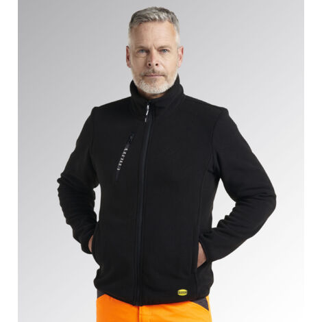 Diadora Utility Sweat Pile FZ Sweatshirt - S - Schwarze (1/5)