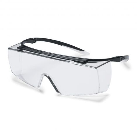 uvex super f OTG 9169585 Schutzbrille Schwarz, Weiß