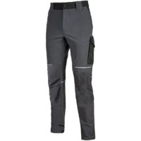 U-Power World U-4 stretch Slim fit Arbeitshose - XL - Grau