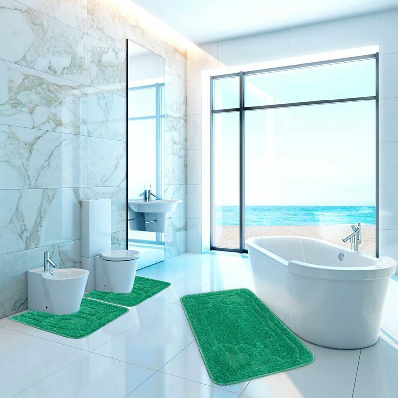 Tapis de salle de bain Mauve, paillasson intérieur durable extérieur extra  épais pour porte d'entrée, baignoire antidérapante salon tapis de chambre