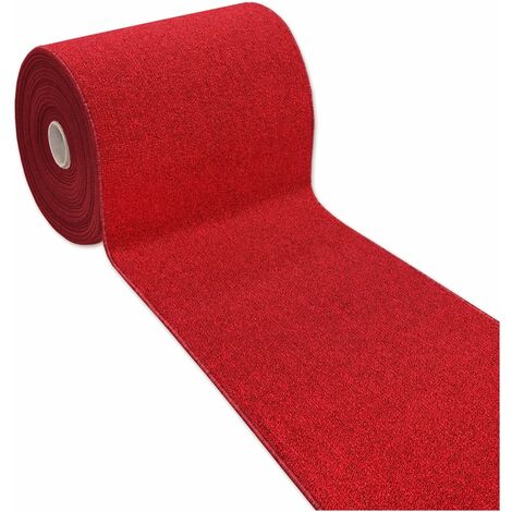 Tapis De Cuisine Absorbant Et Antidérapant - 52x240 Cm, Bordeaux, Fait En Italie
