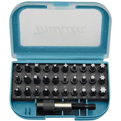 KIT PORTA INSERTI 31PZ MAKITA P-73374