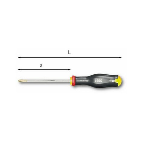 USAG 324 PH GIRAVITI PER VITI CON IMPRONTA A CROCE PHILLIPS® 1x75