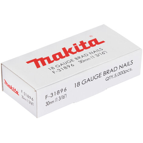 CHIODI MAKITA 18GA D.1,2 X 30mm, 5000 PEZZI  - F-31896
