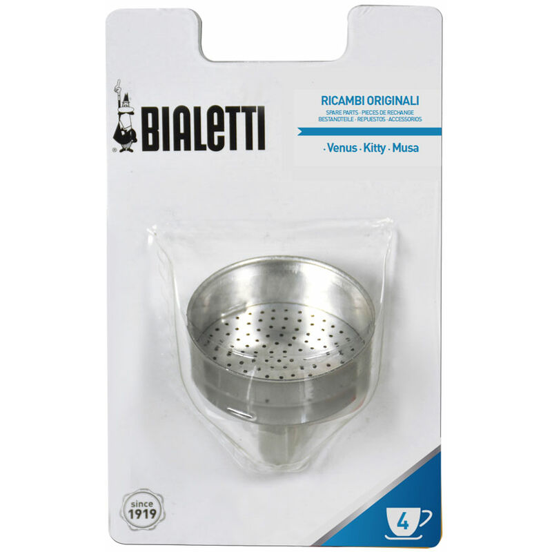 Entonnoir De Remplacement Bialetti Pour Moka Express - Acier Inox, Compatible Venus/Musa/Class, Italie