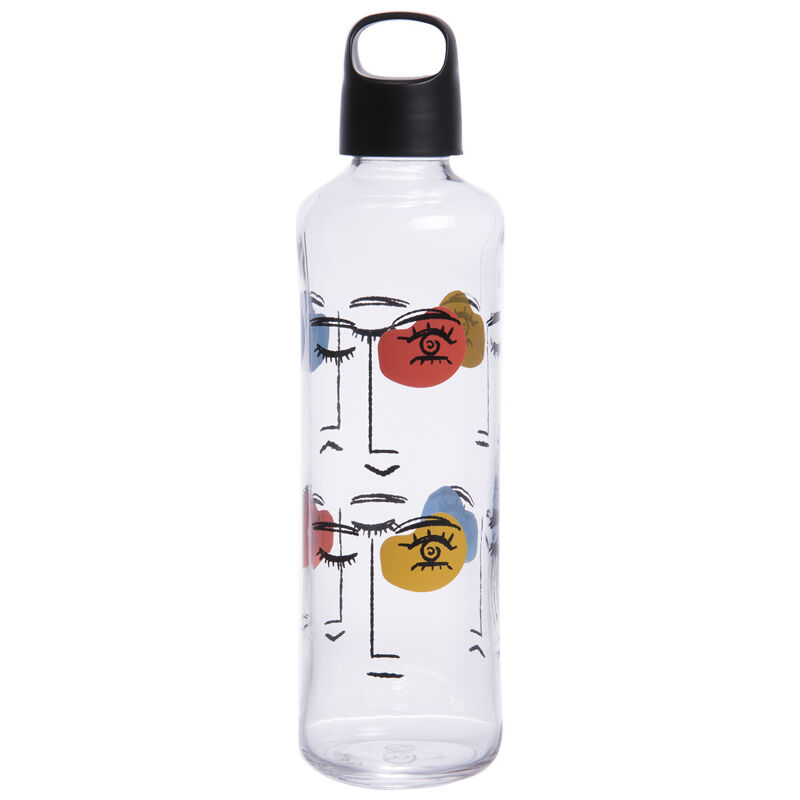 ON THE GO - Bouteille Sport 75 Cl - Noir/transparent - Zak! Designs