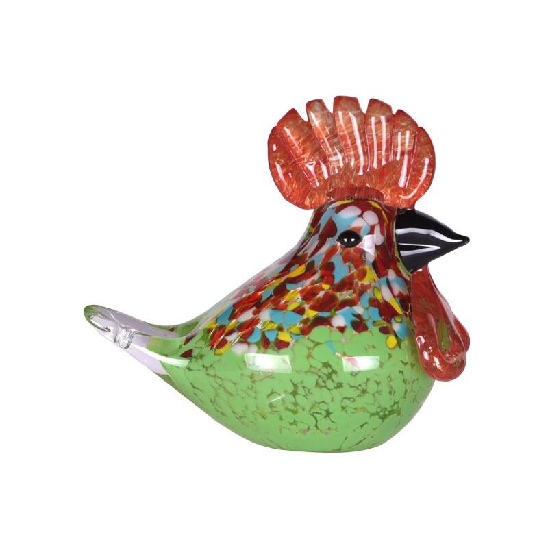 Casserole Vintage MAGEFESA 1970 - Décor Floral Coq - 25 Cm Avec Couvercle