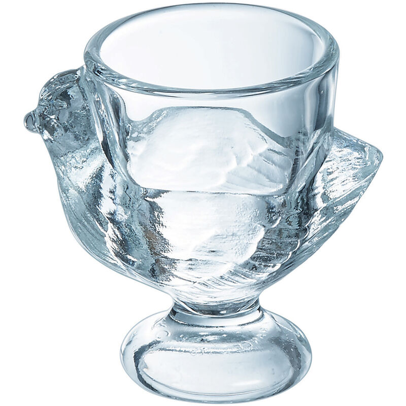 LOT DE 6 coquetiers Poule verre bleu France EUR 12,00 - FR LOT DE 6 coquetiers Poule verre bleu France EUR 12,00 - FR