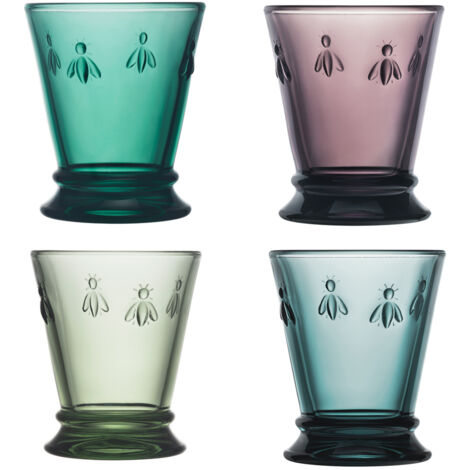 La Rochere - Set de 4 gobelets Abeille 26 cl (1 modèle aléatoire)