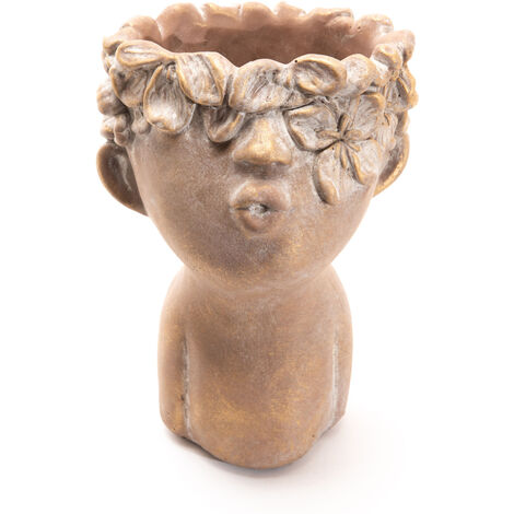 Amadeus - Vase enfant fleurs doré grand modèle (1/2)