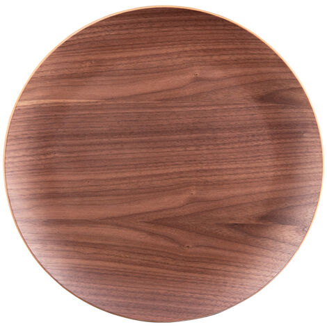 Table Passion - Assiette de présentation bois brun 34 cm (1/2)