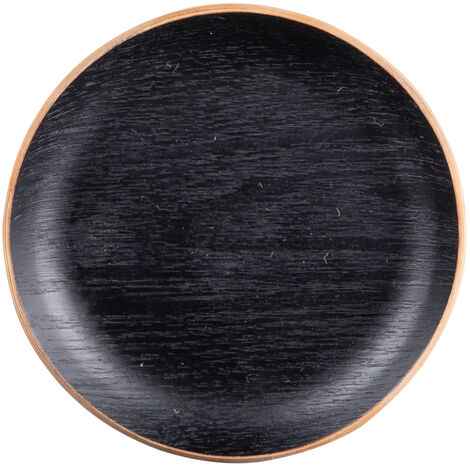 Table Passion - Set de 6 dessous de verre bois noir 12 cm (1/2)