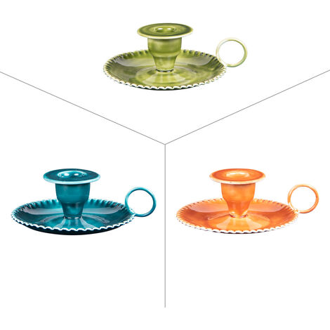 Théière Nelson 1 Litre – Grès Artisanal, Peinture Main, 4 Décors Aléatoires