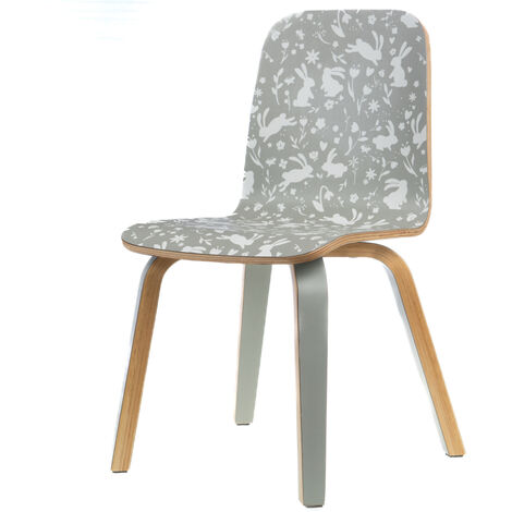 Amadeus - Chaise enfant verte lapin (lot de 2) (1/4)