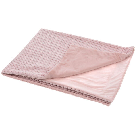Amadeus - Plaid enfant rétro rose100x75 cm (1/2)