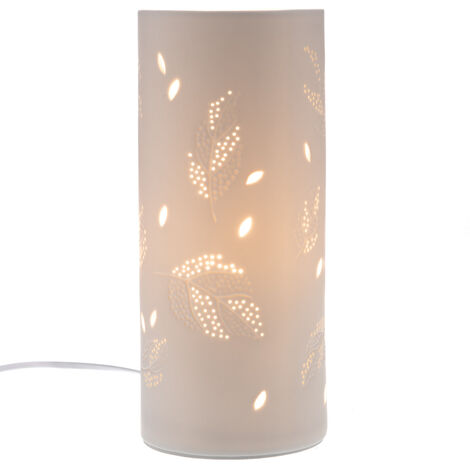 Amadeus - Lampe tube feuilles 28 cm (1/3)