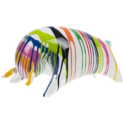 Amadeus - Taureau Trash blanc 22 cm (1/2)